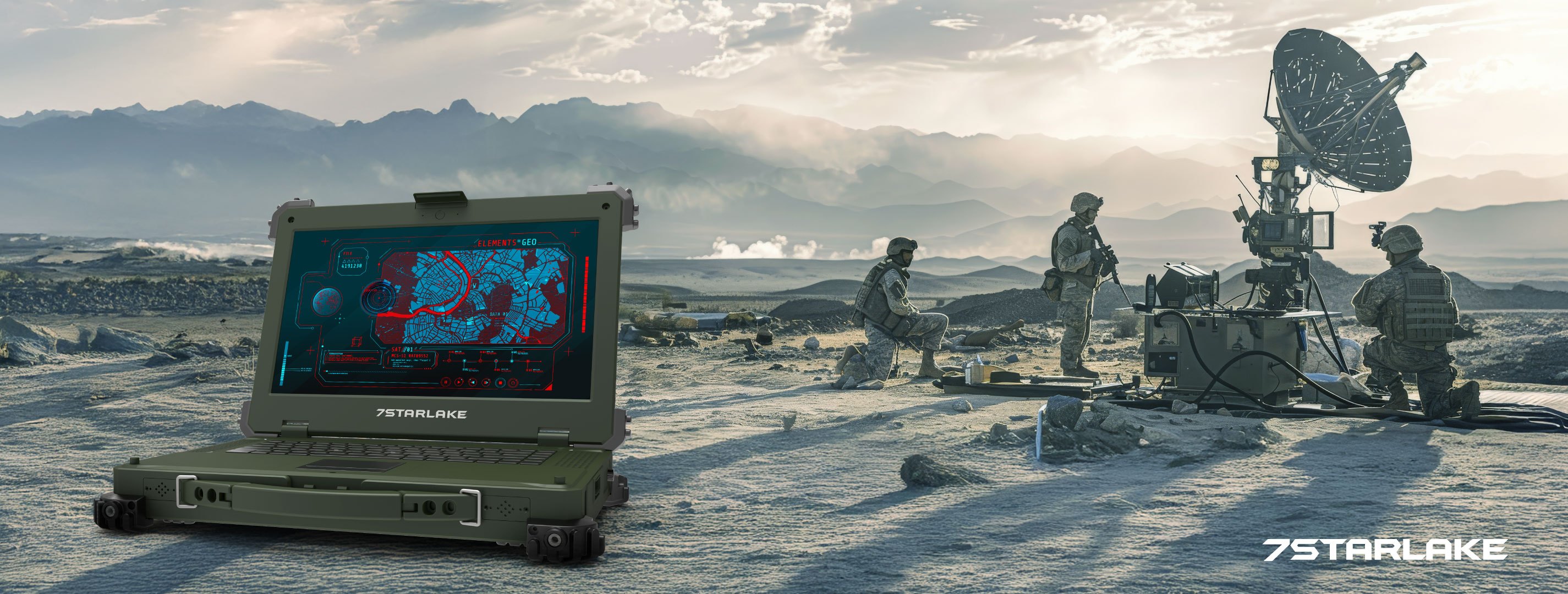 7STARLAKE 군용 GPU FPGA를 탑재한 C4ISR 노트북